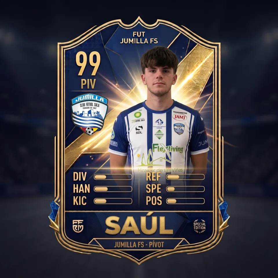 Saúl, integrante de la plantilla del CFS Jumilla