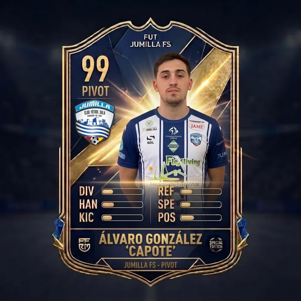 Álvaro González "Capote", integrante de la plantilla del CFS Jumilla