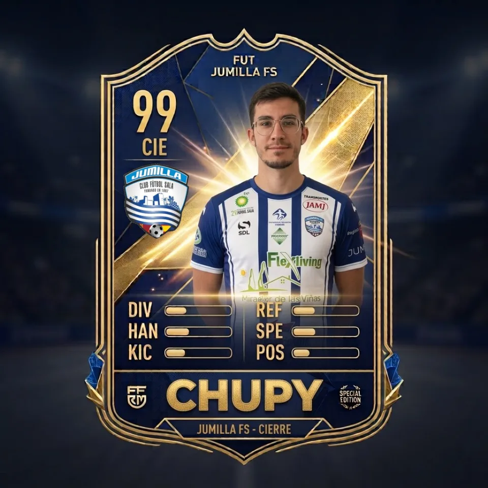 Chupy, integrante de la plantilla del CFS Jumilla