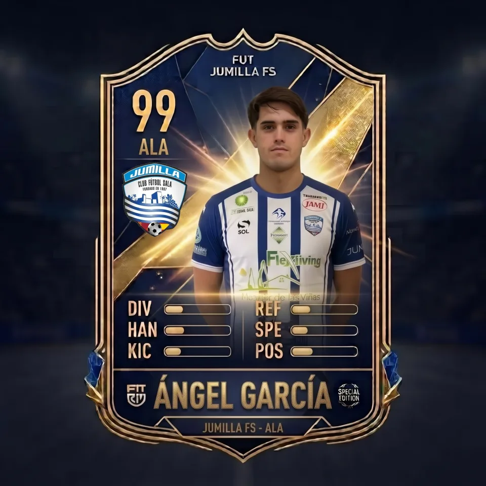 Ángel García, integrante de la plantilla del CFS Jumilla